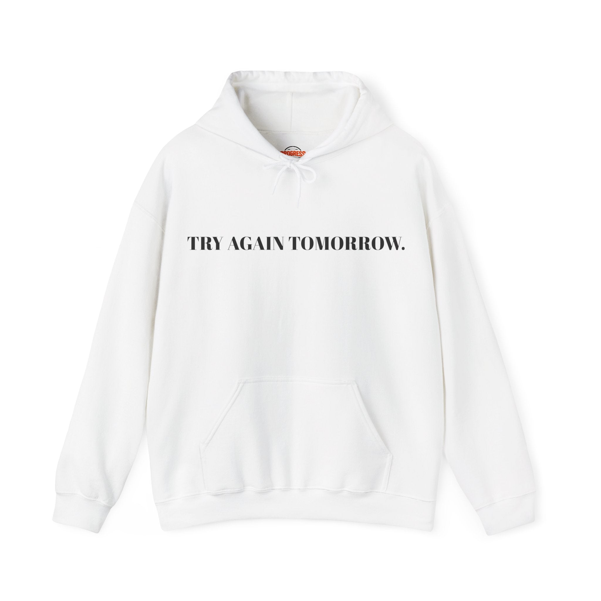 "TRY AGAIN TOMORROW." Hoodie